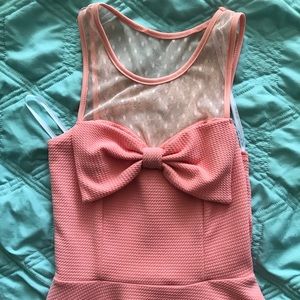 Peach Dress